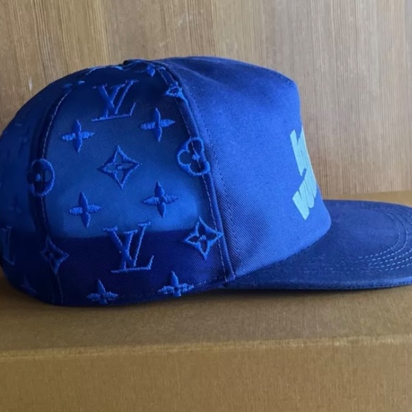 Louis Vuitton Monogram Mesh “Everyday” Trucker Hat Virgil Abloh Sz60 - Picture 3 of 9